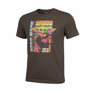 Men's Star Wars Grogu T-Shirt Mandalorian Baby Yoda Ears Design, Medium